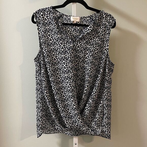 Laundry by Shelli Segal V-Neck Sleeveless Top - Picture 1 of 5